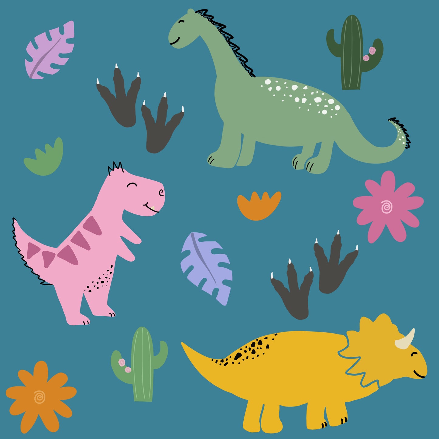 Settle mats - Dino mite